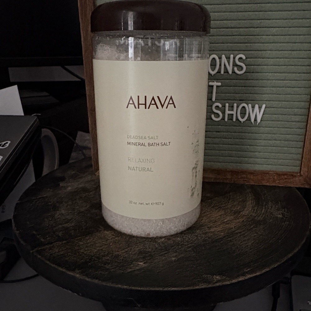 AHAVA Mineral Bath Salt 32 oz with Leave-on Deadsea Mud